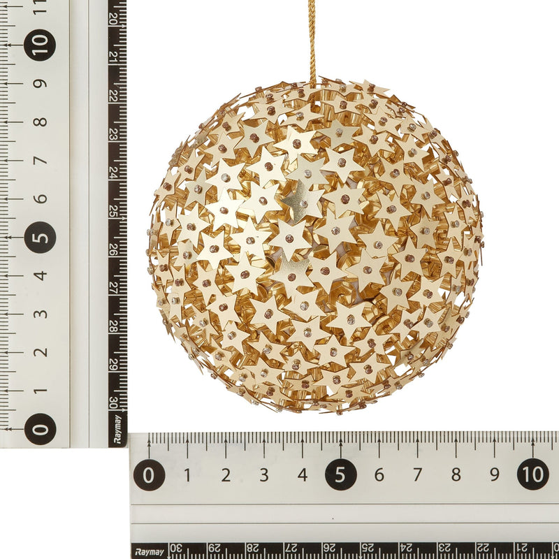 Beads Ornament Ball Star Gold