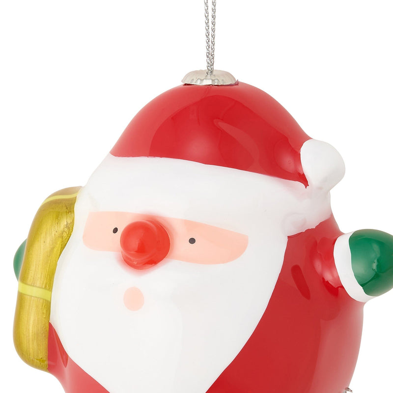 Led Ornament Santa