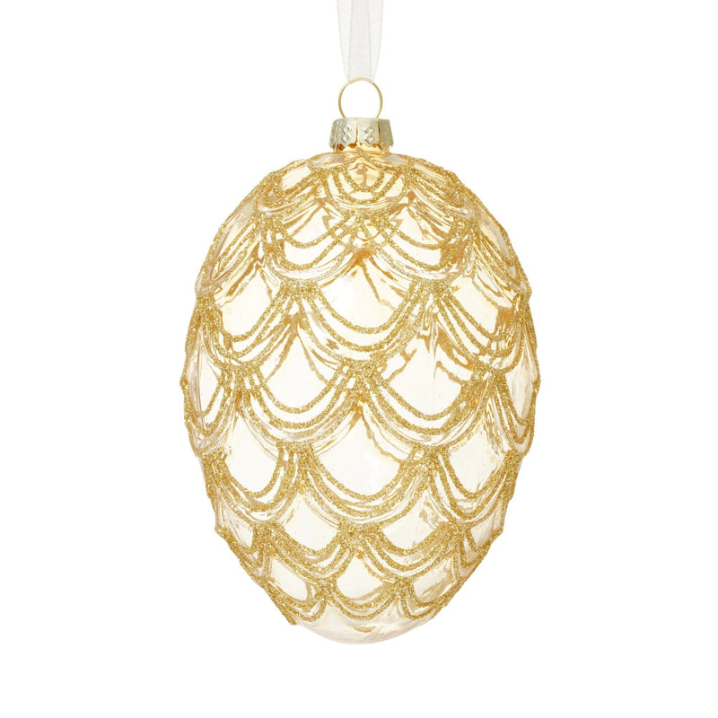 Glass Ornament Pine Cone