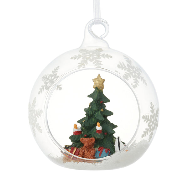 Glass Ornament Tree Dome