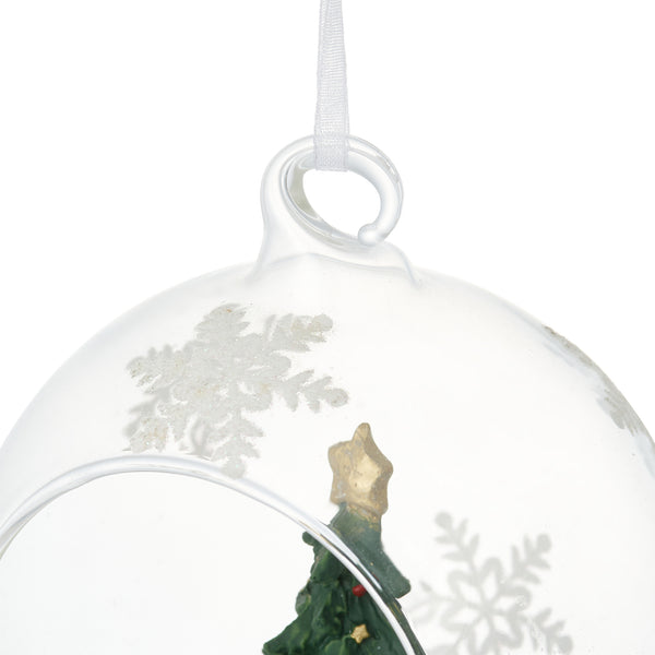 Glass Ornament Tree Dome