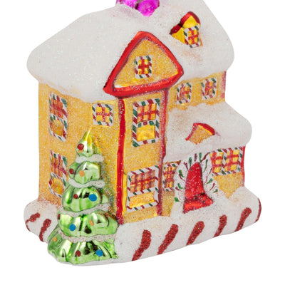 Glass Ornament Cookie House