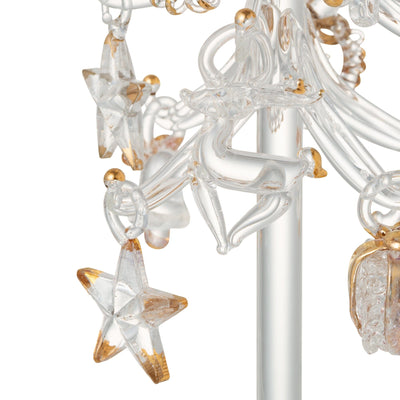 Glass Tree Multi Ornament Large Gold