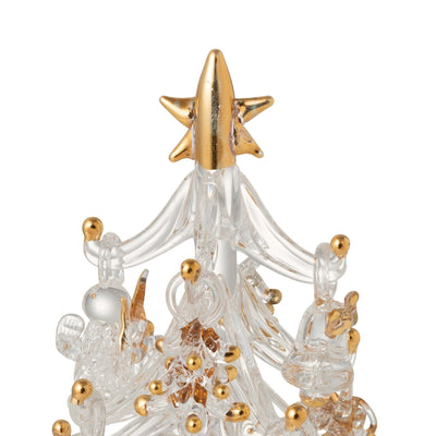 Glass Tree Multi Ornament Small Gold