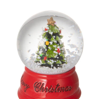 Snow Globe Tree Xs Red