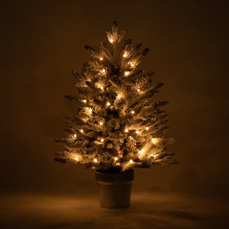 LED 50 XMAS TREE 80cm PCONE Green White