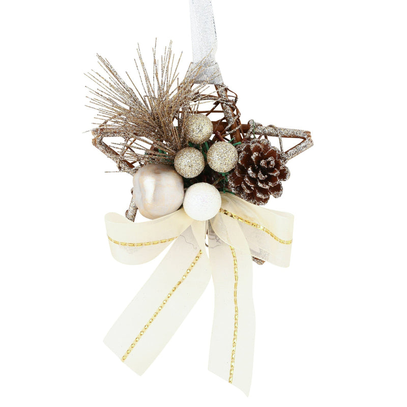 Wreath Star S White