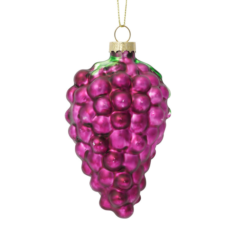 Glass Ornament  Grape