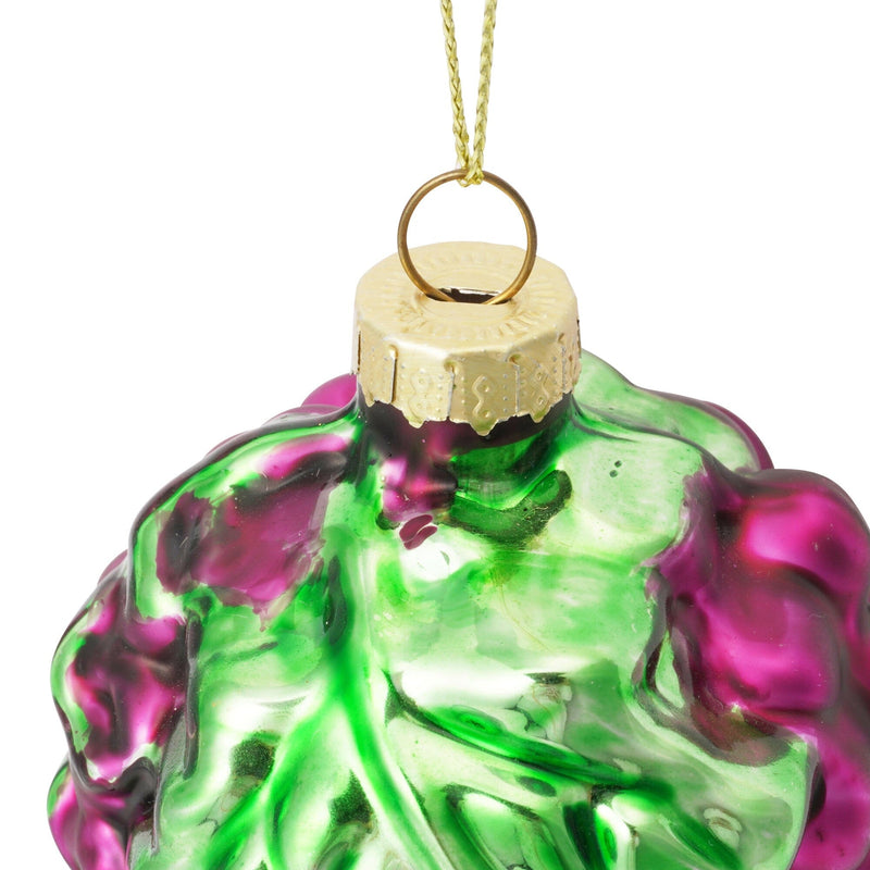 Glass Ornament  Grape