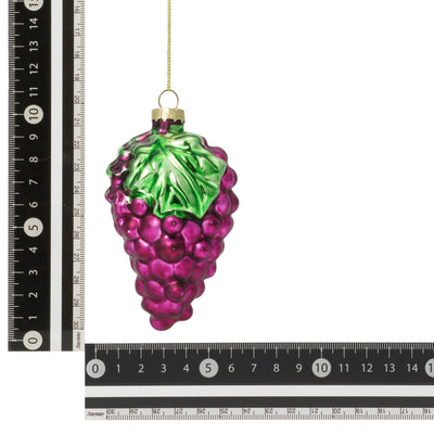 Glass Ornament  Grape