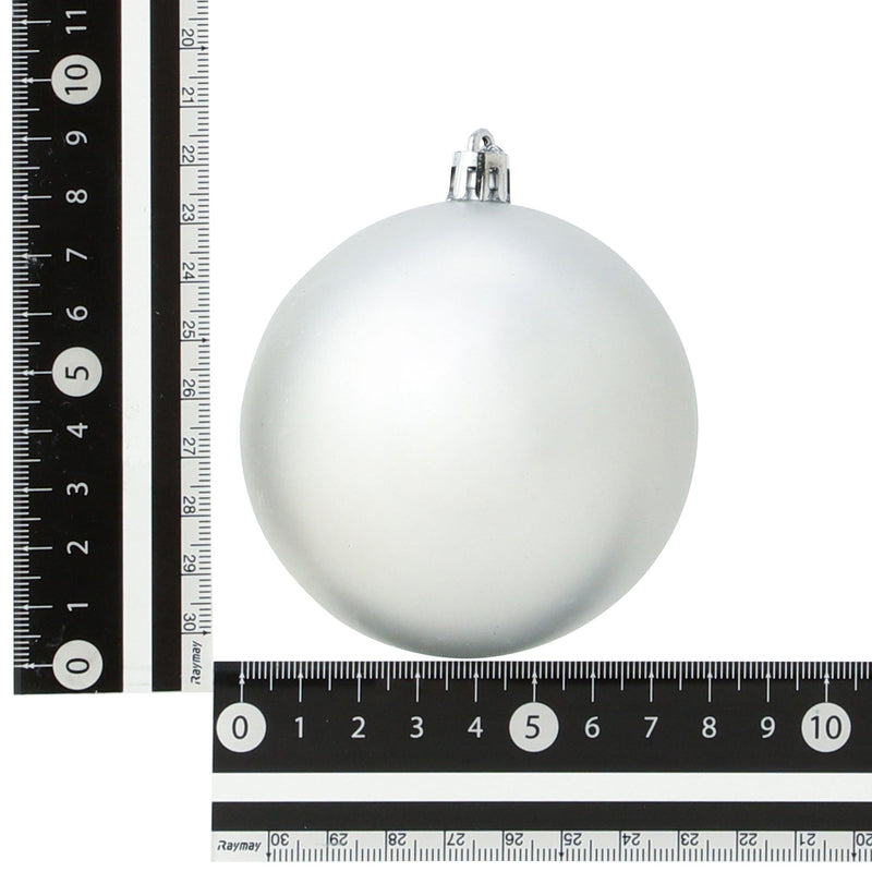 Set Ornaments 8cm 20 Pieces White