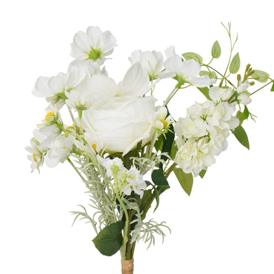 Bouquet Rose Cosmos Mix White