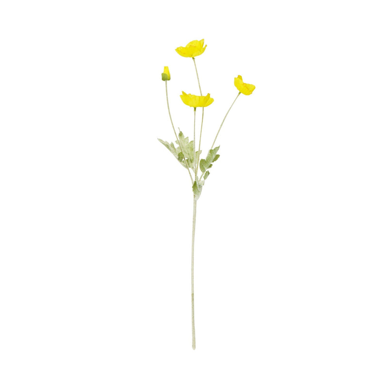 Art Flower Poppy Small Yellow