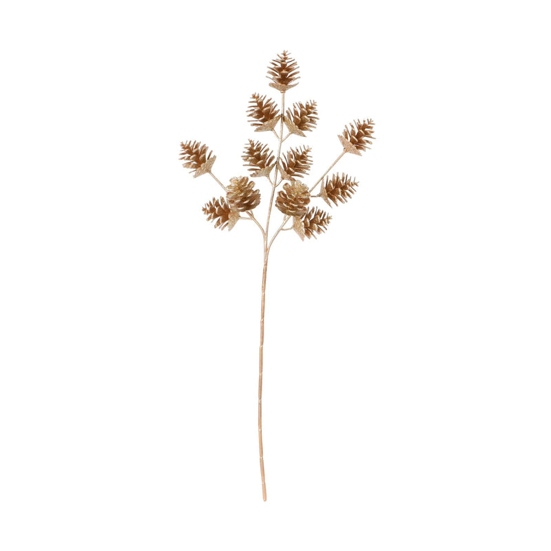 Art Plant Pine Cone Gold