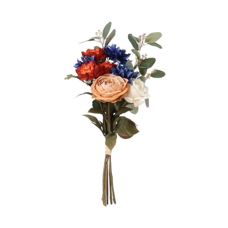 Bouquet Rose Dahlia Mix Red X Blue