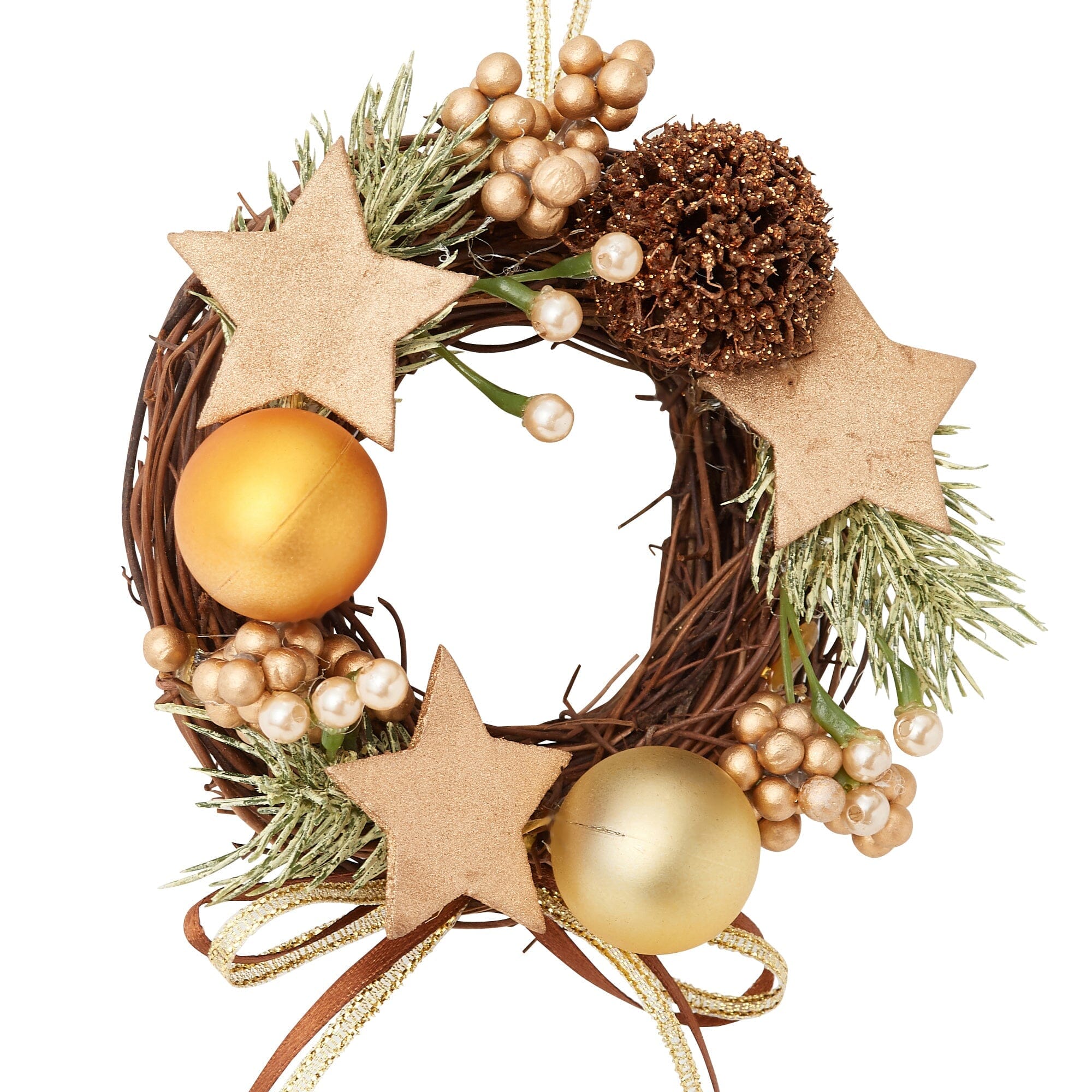 Mini Wreath XS Gold