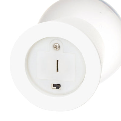 Led Snow Globe Angel Small White