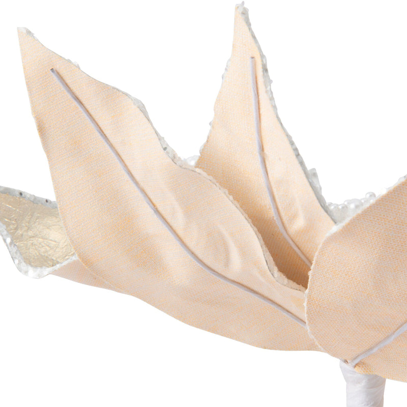 Art Plant Pearl Poinsettia Gold