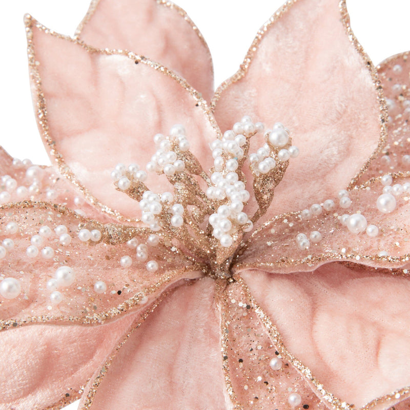 Art Plant Pearl Poinsettia Light Pink