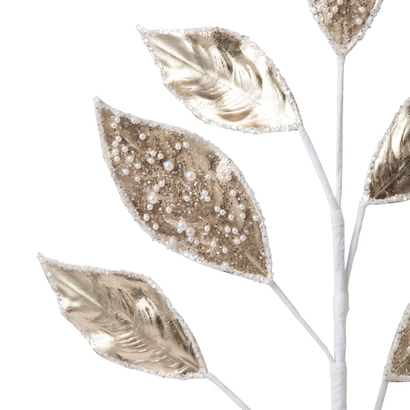 Art Plant Pearl Leaf Gold