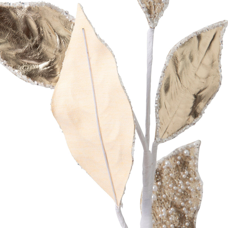 Art Plant Pearl Leaf Gold
