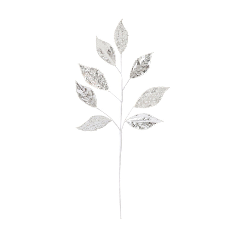 Art Plant Pearl Leaf Silver