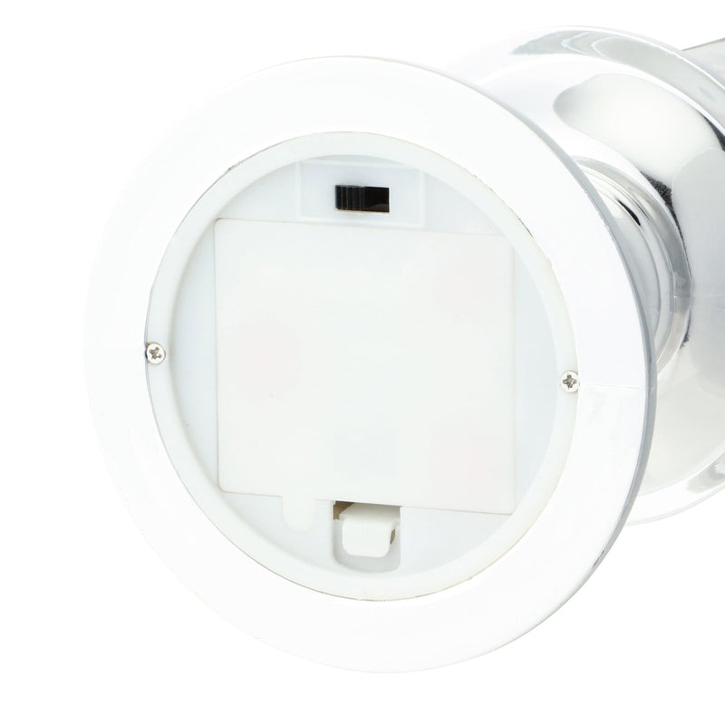 Snow Globe Candle Tree Large Silver