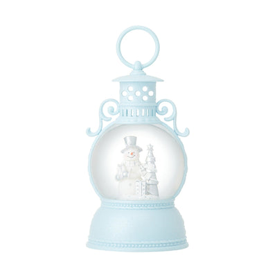 Snow Globe Round Lantern Snowman Large