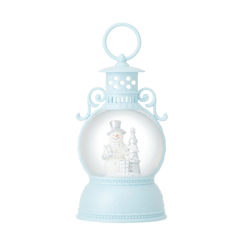 Snow Globe Round Lantern Snowman Large