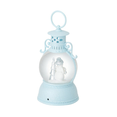 Snow Globe Round Lantern Snowman Large
