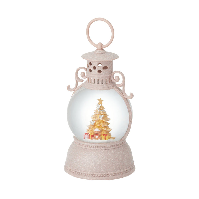 Snow Globe Round Lantern Tree Bear Large