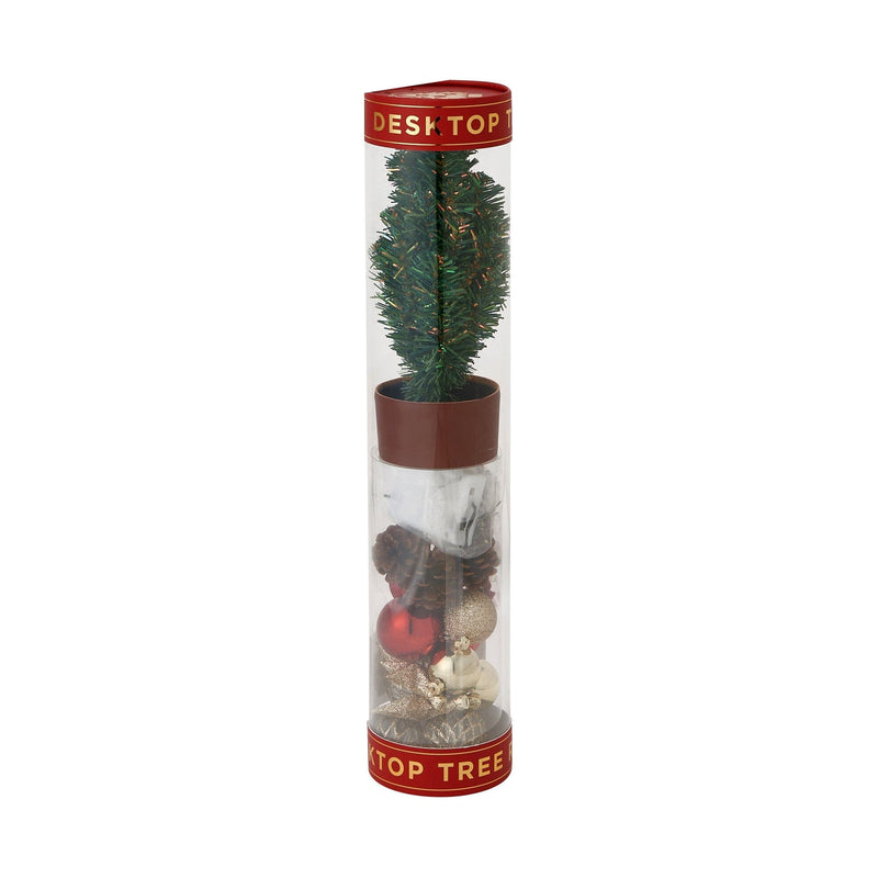 Desktop Tree With Ribbon Red