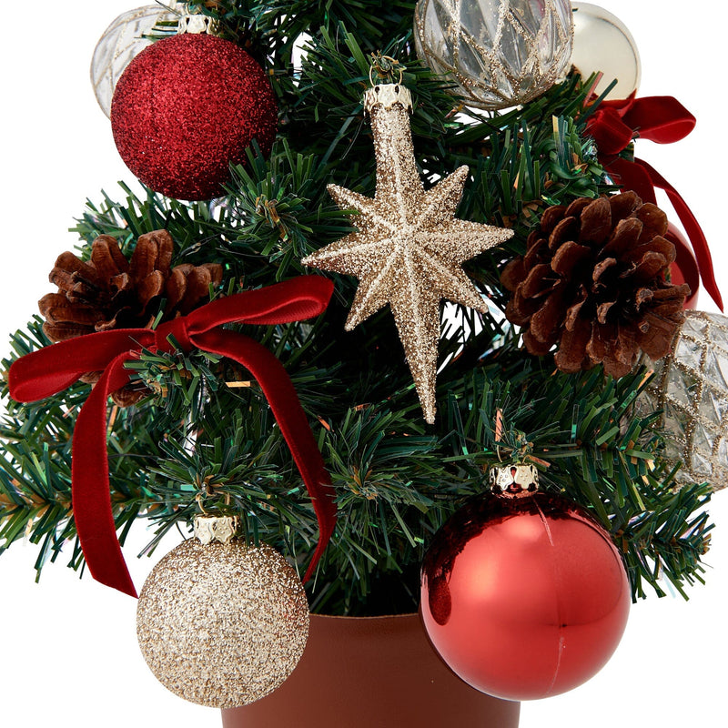 Desktop Tree With Ribbon Red