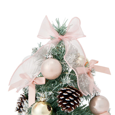 Desktop Tree With Ribbon Light Pink