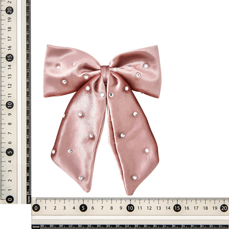 Ribbon Ornament Set (6 Pieces) Light Pink