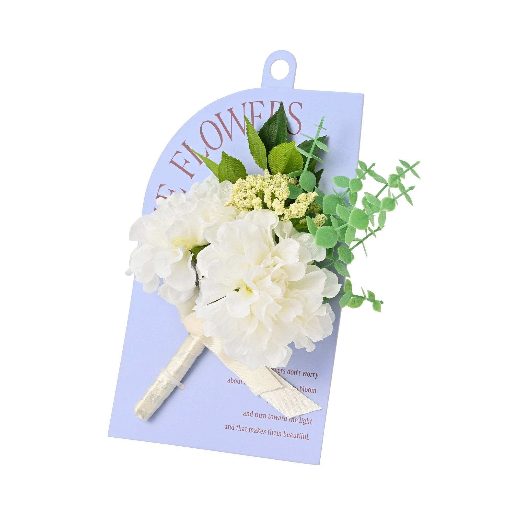 Petite Bouquet Zinnia Mix White