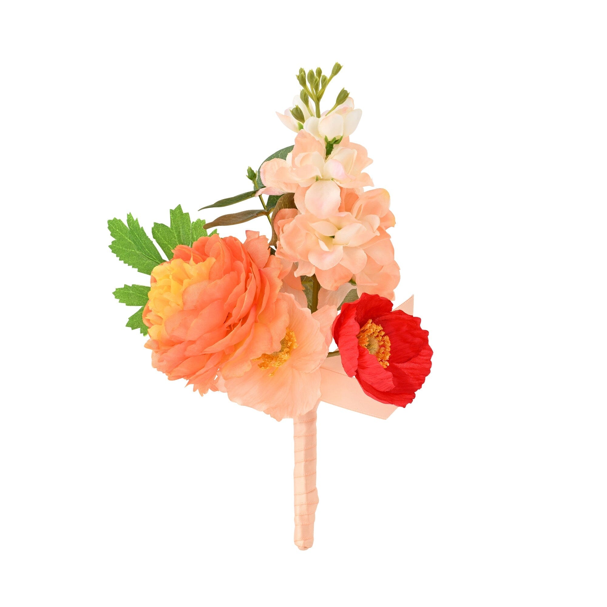 Petite Bouquet Ranunculus Poppy Mix Orange