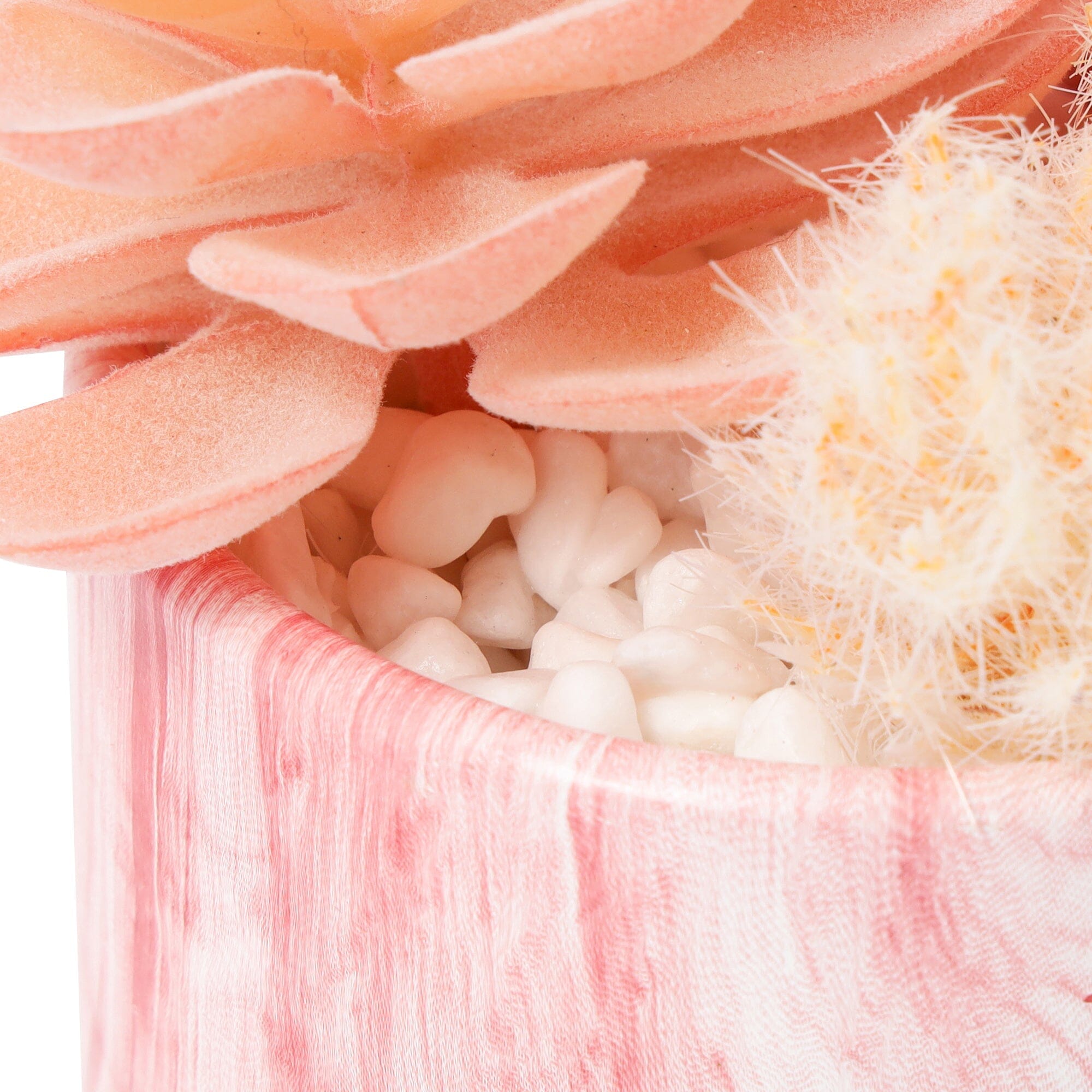Art Green & Pot Succulent Light Pink