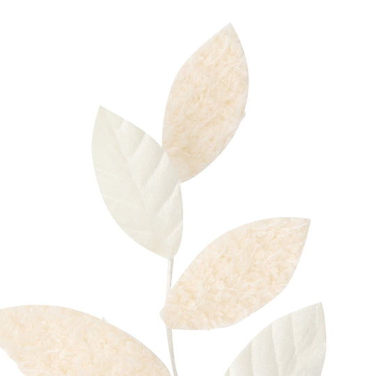Art Plants Boa Fur Leaf White