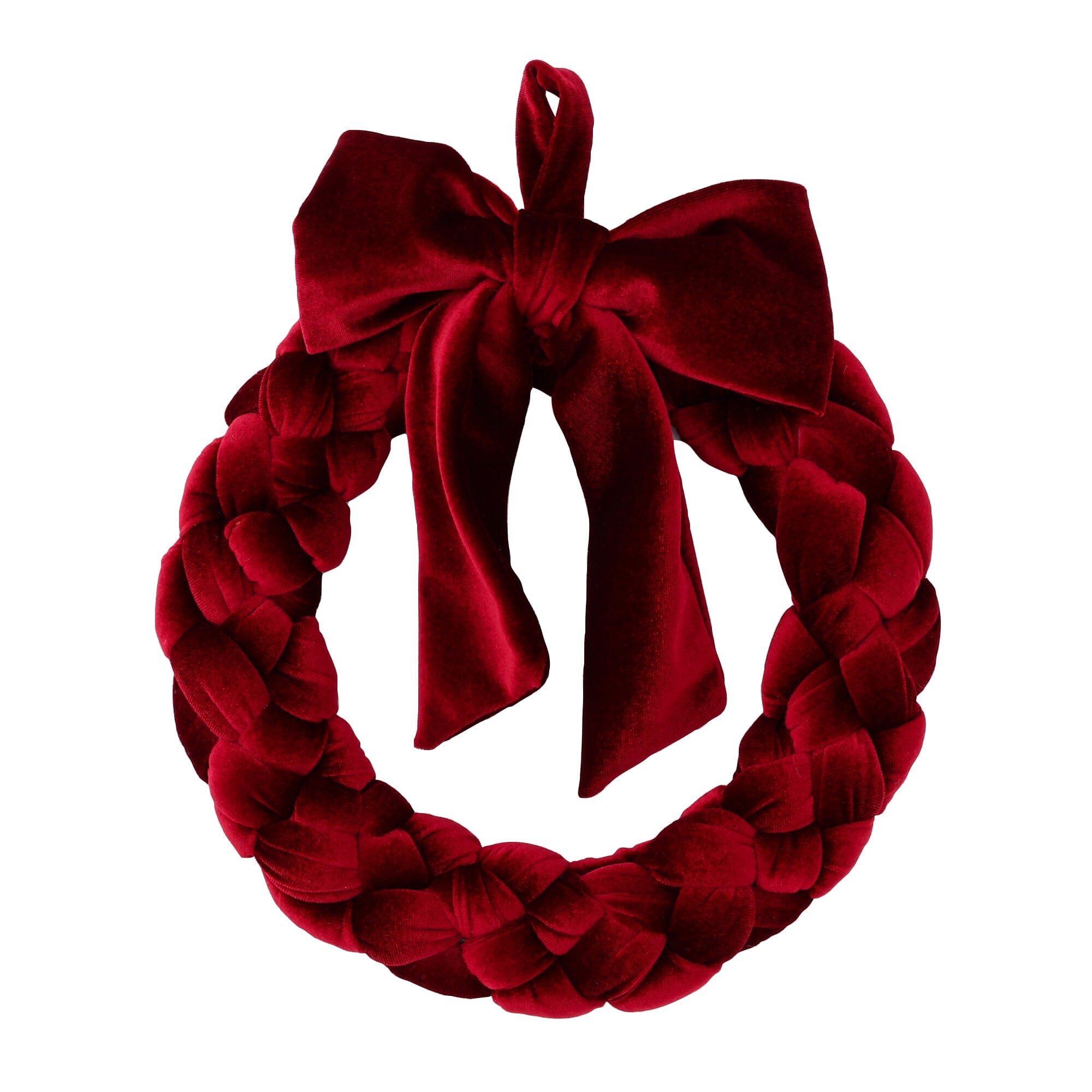 Ribbon Wreath Medium Red