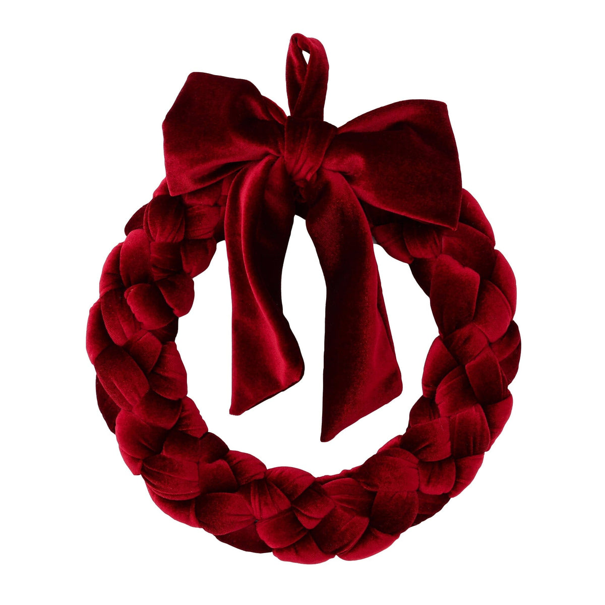 Ribbon Wreath Medium Red