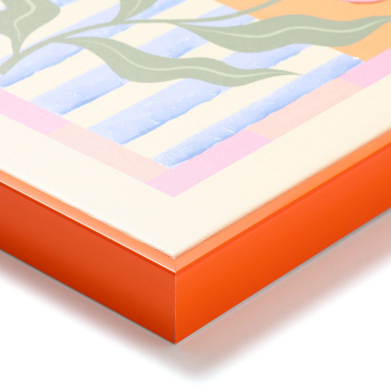 Colorful Frame Art Board Orange