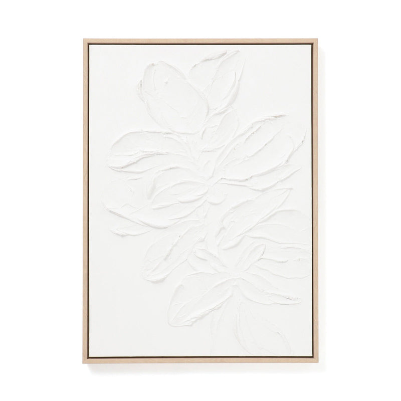 White Botanical Art Board A