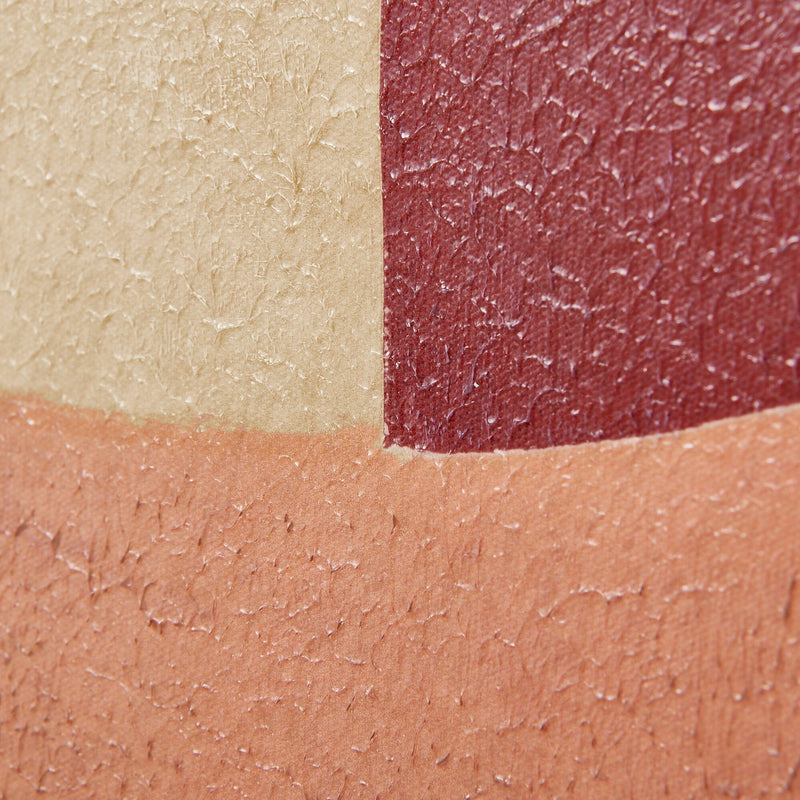 Geometric Art Board Red