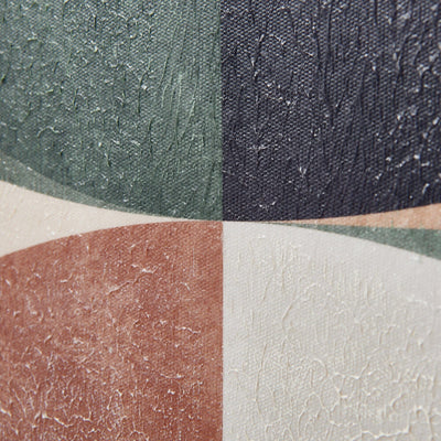 Geometric Art Board Green