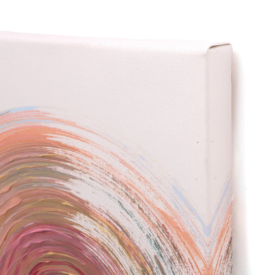 Painting Art Board Wave Medium Pink