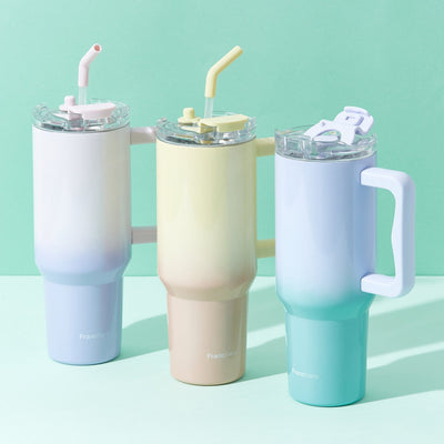 Large Stainless Steel Mug 1100Ml Pink