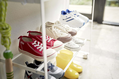 Rolling Entry Storage Shelf White