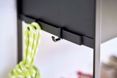 Rolling Entry Storage Shelf Black