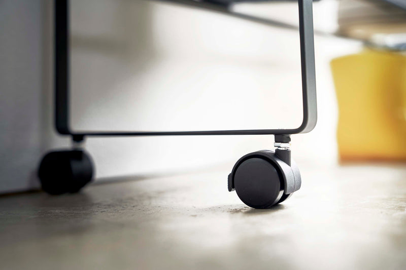 Rolling Entry Storage Shelf Black